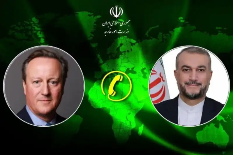 انتقاد امیرعبداللهیان از انگلیس؛ کامرون: خواستار خویشتنداری ایران هستیم