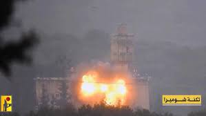 Hezbollah strikes Israeli military sites with dozens of Katyusha rockets