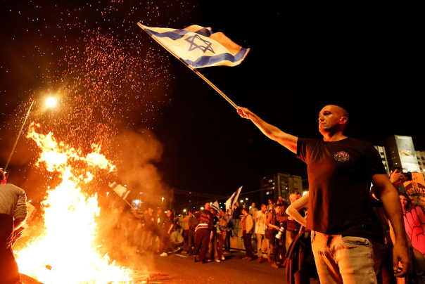 Why tents risen at Gaza border?