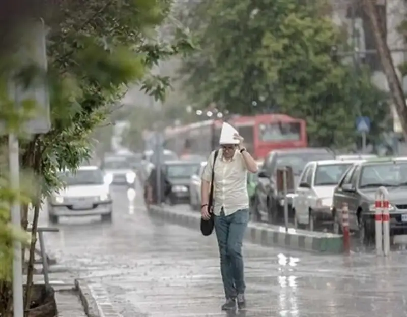 پیش بینی رگبار باران در برخی نقاط کشور