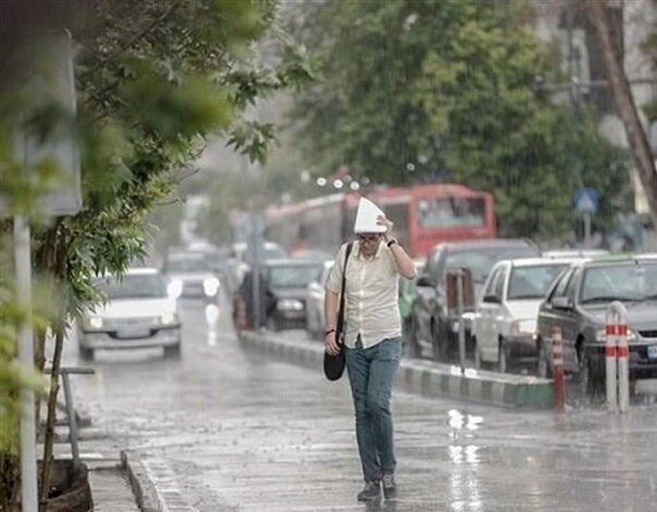 پیش بینی رگبار باران در برخی نقاط کشور