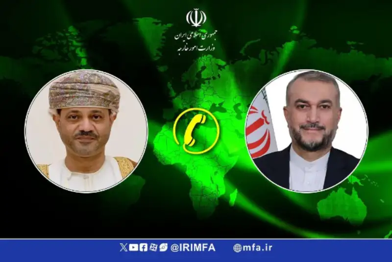 تحولات غزه و روابط دوجانبه محور رایزنی وزیران خارجه ایران و عمان