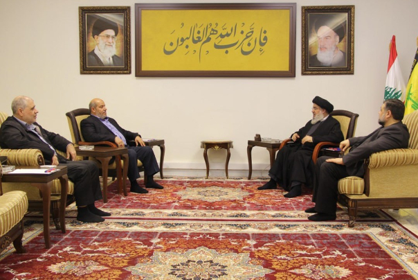 رایزنی رهبران سیاسی حماس با سید حسن نصرالله