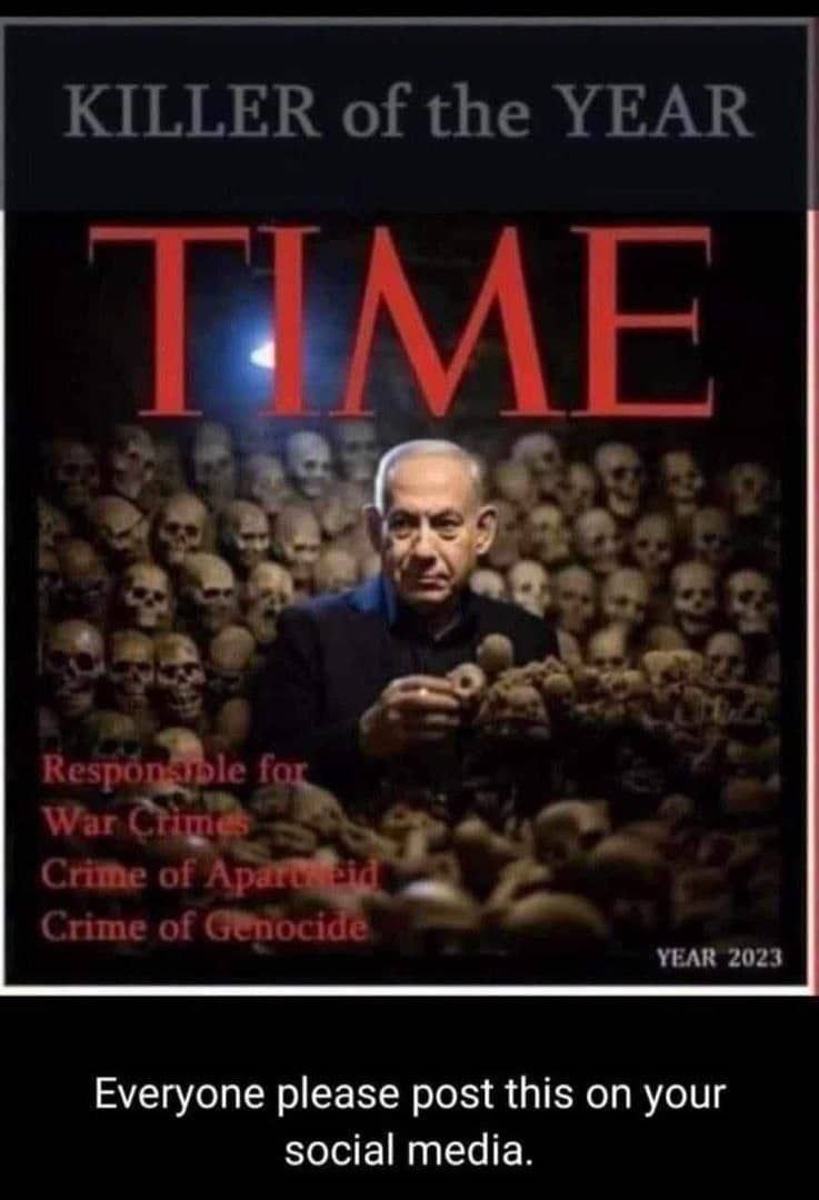 Нетаньяху; Убийца года по версии журнала Times