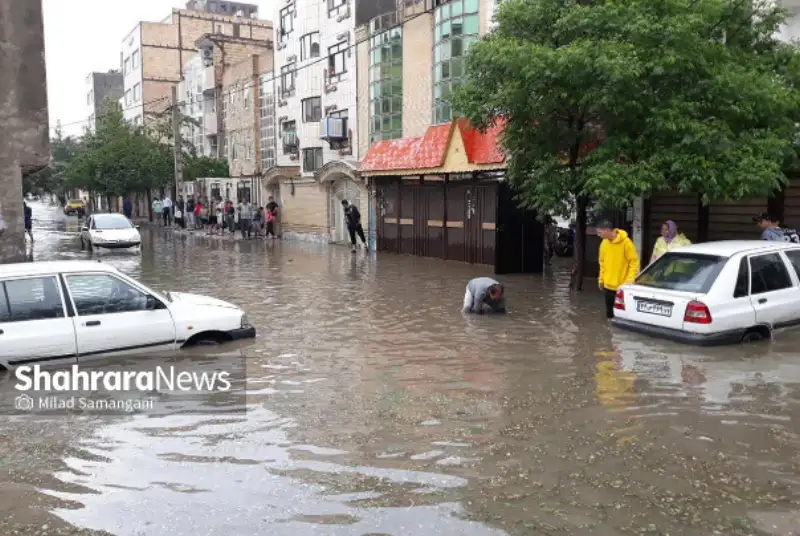 گزارش تصویری| سیلاب و آبگرفتگی خیابان های مشهد، 29 اردیبهشت 1403