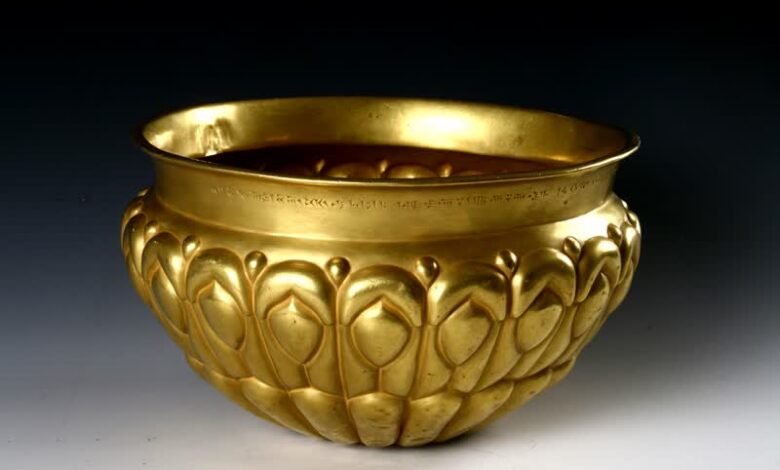 Golden Cup of Xerxes unveiled