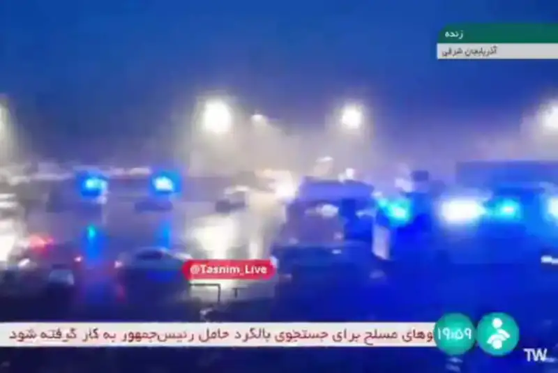 حضور 3 وزیر در محل سانحه برای بالگرد رئیس‌جمهور