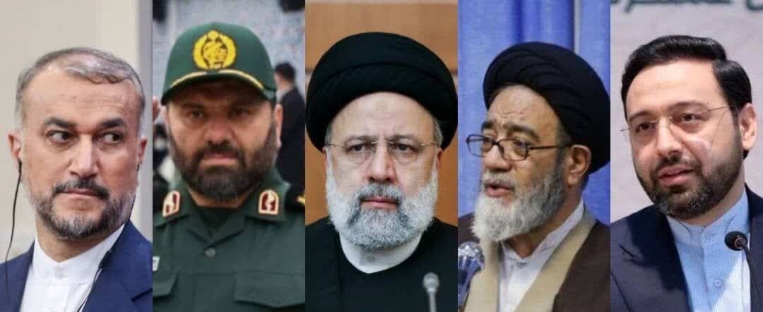 انتقال پیکر شهدا ی سانحه هوایی به پایین دست + فیلم