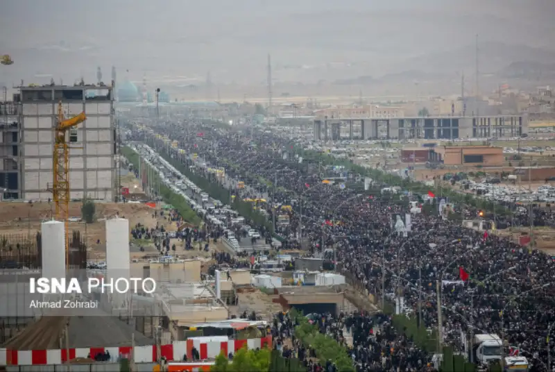 گزارش تصویری| تشییع پیکر شهدای خدمت در قم