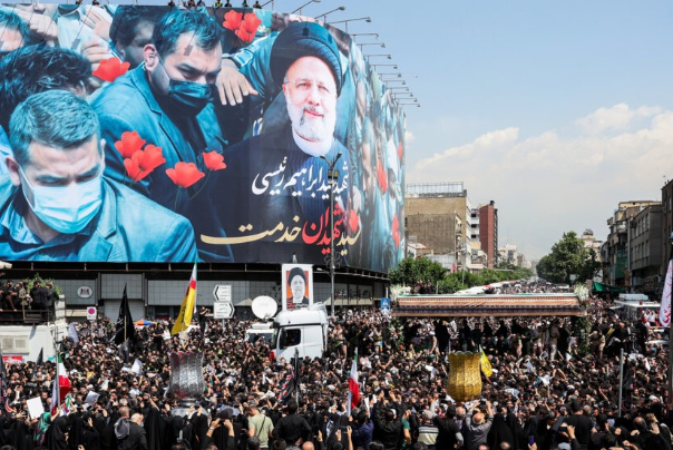 کدام یک از مسئولان کشوری و لشکری در مراسم تشییع رئیس‌جمهور حضور داشتند؟