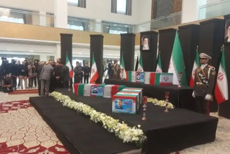 حضور مقامات خارجی جهت شرکت در مراسم بزرگداشت شهدای خدمت +فیلم