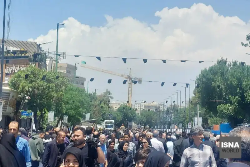 آغاز تشییع پیکر شهید امیرعبداللهیان در شهر ری + فیلم