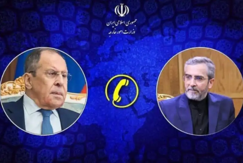 گفت‌وگوی تلفنی سرپرست وزارت خارجه با لاوروف