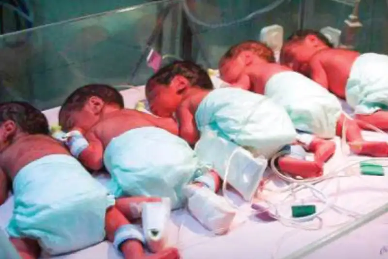 مادر ملکانی پنج قلو به دنیا آورد