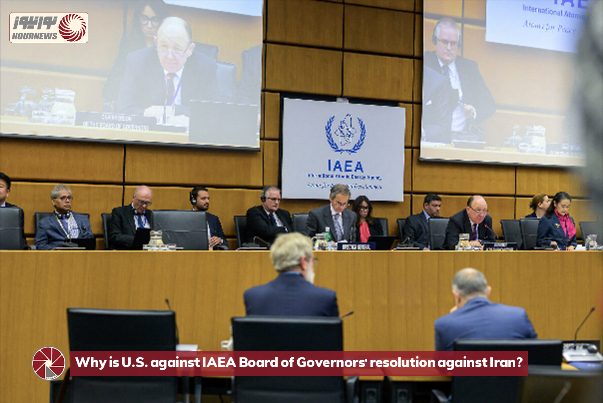 Why is U.S. against IAEA Board of Governors' resolution against Iran?
