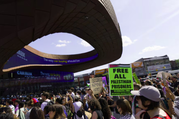 Pro-Palestinian protesters occupy parts of Brooklyn Museum