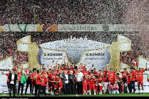 گزارش تصویری | جشن قهرمانی پرسپولیس در لیگ برتر فوتبال