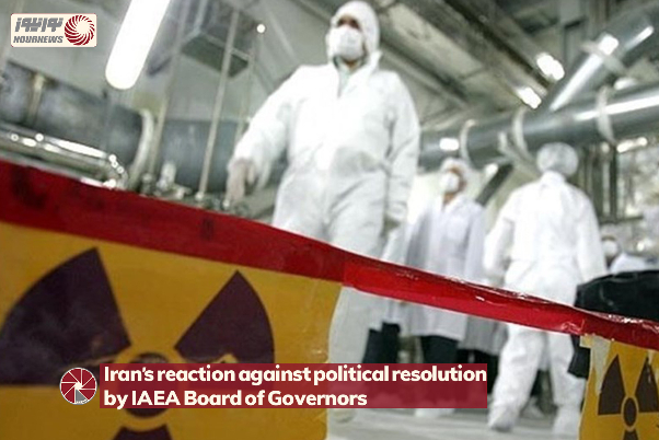 Iran’s reaction against political resolution by IAEA Board of Governors