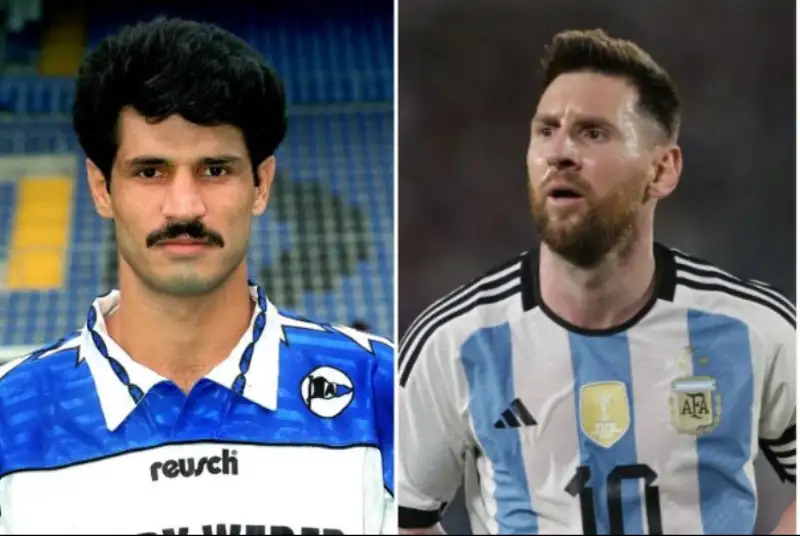 لیونل مسی شمار گلهایش را  به علی دایی رساند