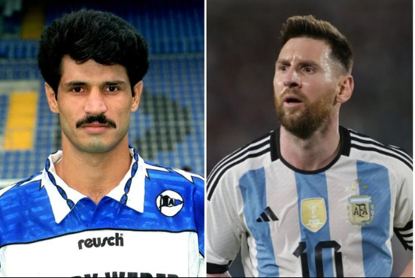 لیونل مسی شمار گلهایش را  به علی دایی رساند