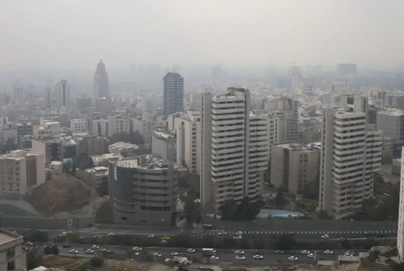 هوای تهران آلوده برای افراد حساس