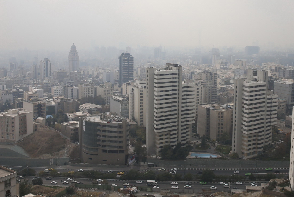 هوای تهران آلوده برای افراد حساس