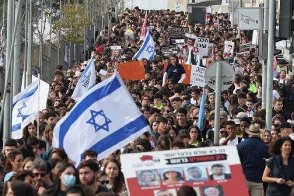 Anti-Netanyahu protests held in 50 locations in occupied Palestine: Report