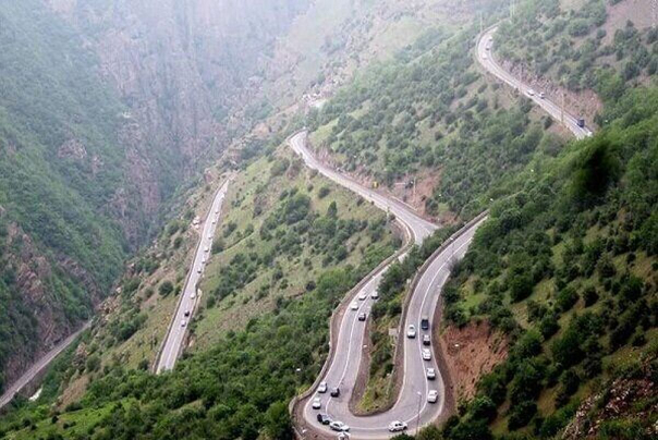 جاده چالوس تا 5 عصر مسدود است