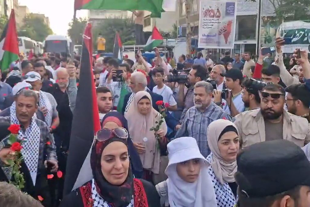 Iranians welcome 65 Palestinian families of martyrs of al-Aqsa Storm operation