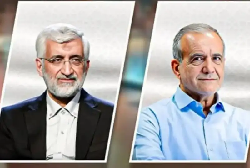پزشکیان و جلیلی به کرمانشاه سفر کردند