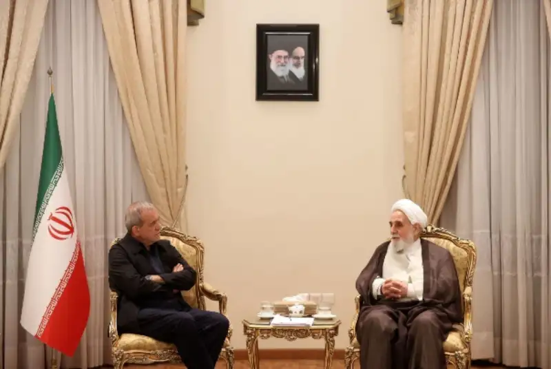 دیدار «ناطق‌نوری» با «پزشکیان»