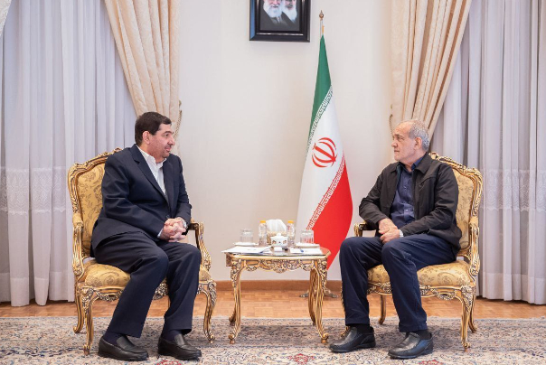 دیدار مخبر با پزشکیان