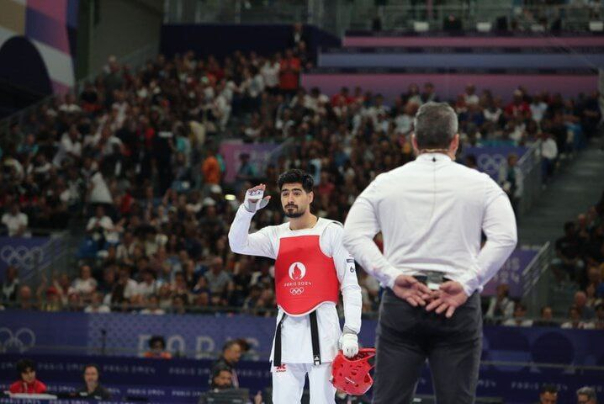 Iran's Mehran Barkhordari advances to taekwondo 80kg final in Paris Olympics, aiming for gold