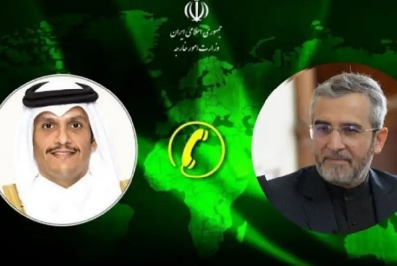 رایزنی تلفنی وزیر خارجه قطر با باقری پس از پایان مذاکرات دوحه/تاکید بر کاهش تنش در منطقه