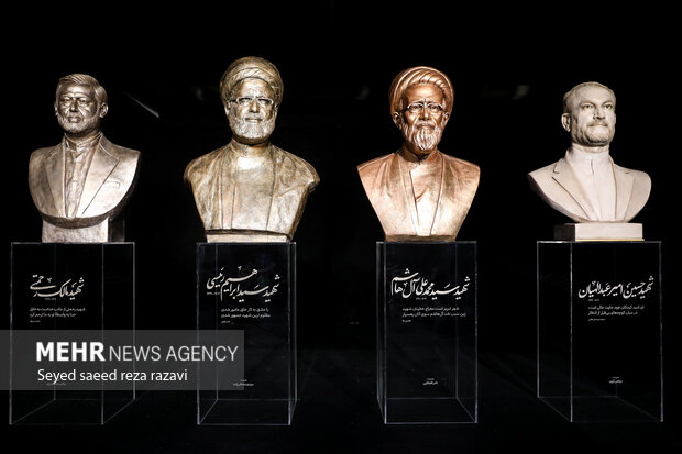 Busts of Iran’s Martyrs of Service unveiled in Tehran
