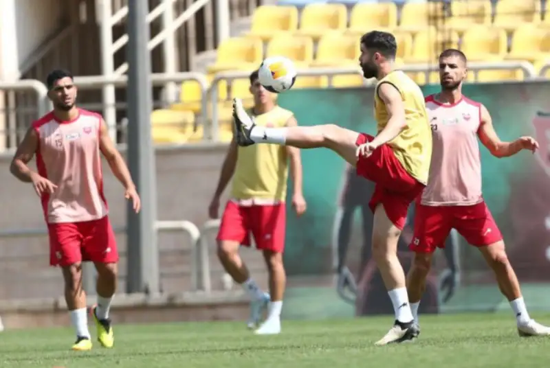 پرسپولیسی‌ها برای مسابقه با پاختاکور تمرین کردند