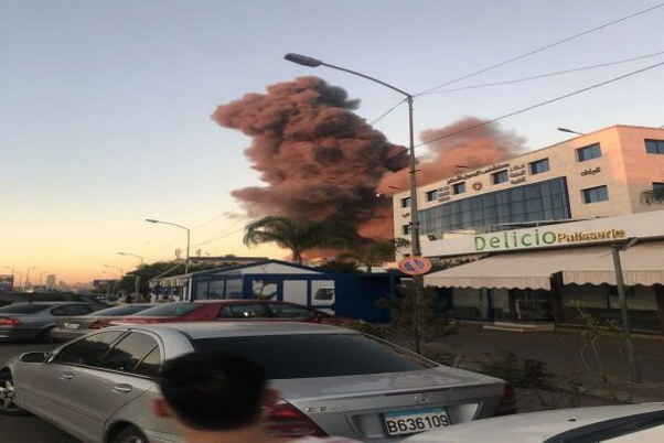 סדרת פשיטות כוונה לכיכר מגורים בתוקפנות ישראלית בפרבר הדרומי של ביירות