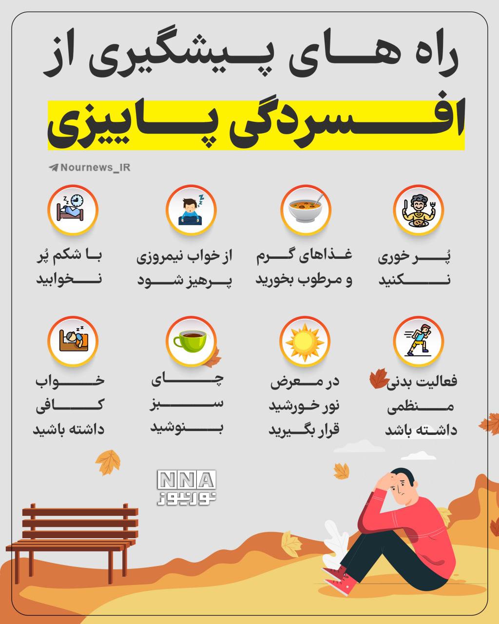 نوراینفو  | راه های پیشگیری از افسردگی پاییزی