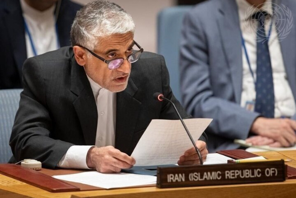 مندوب ايران: الضربات الصاروخية الايرانية، رد ضروري على اعمال الصهاينة الارهابية