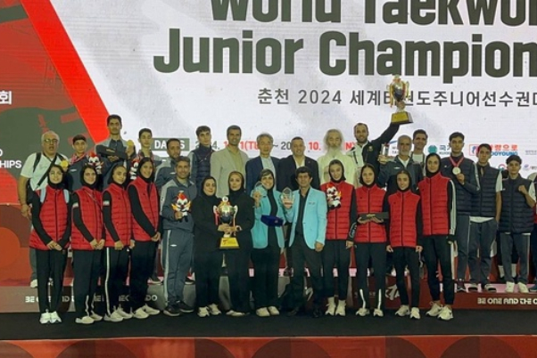 Впервые иранские юноши и девушки по тхэквондо стали чемпионами мира