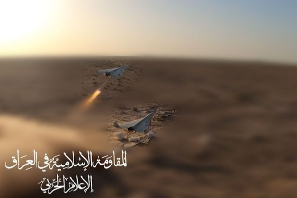 Атака дрона Иракского исламского сопротивления на военный объект на севере оккупированной Палестины