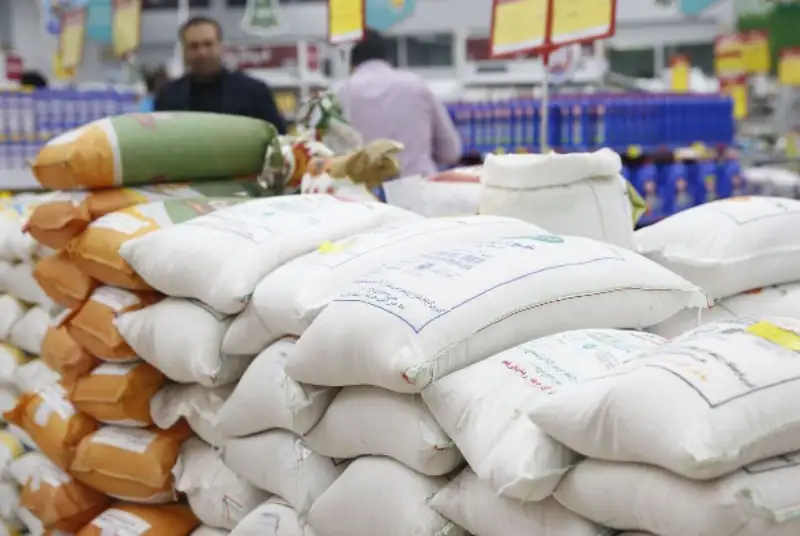 توزیع گسترده برنج هندی در فروشگاه ها