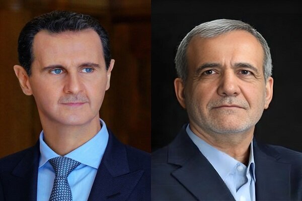 Pezeshkian: Iran ready to strengthen cooperation with Syria against terrorism
