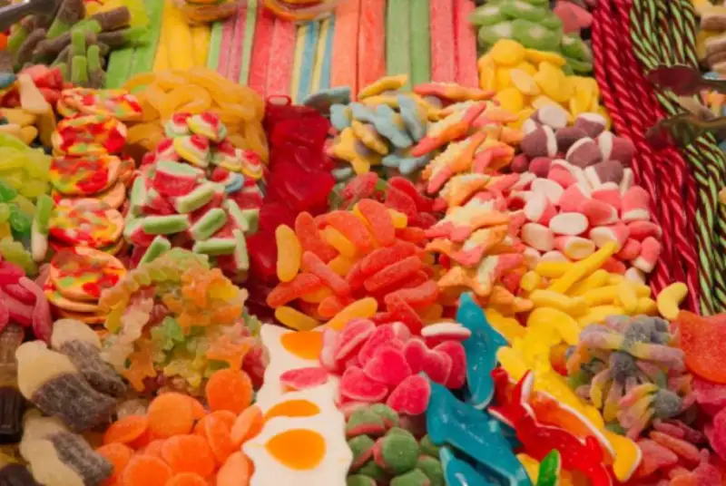 ژلاتین خوکی در پاستیل‌های فله‌ای