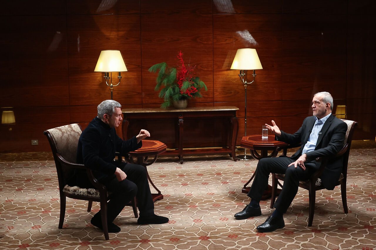 Iran, Russia will not accept excessive demands of enemies: President Pezeshkian