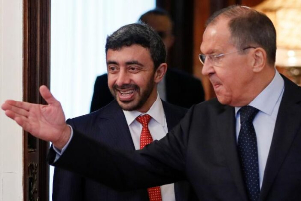 گفت‌وگوی لاوروف و آل نهیان درمورد تحولات منطقه