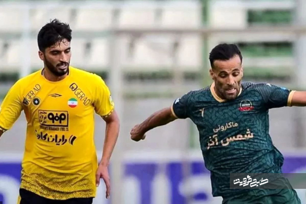 سپاهان نتوانست از پس شمس‌آذر برآید/ احساس خطر طلایی‌پوشان در صدر جدول