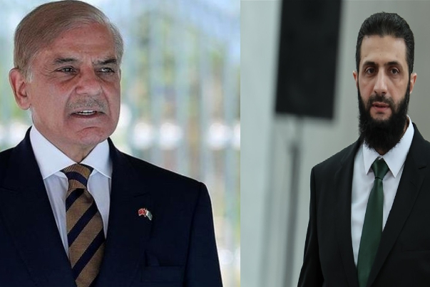 شهباز شریف از ریاست جمهوری «الجولانی» در سوریه استقبال کرد