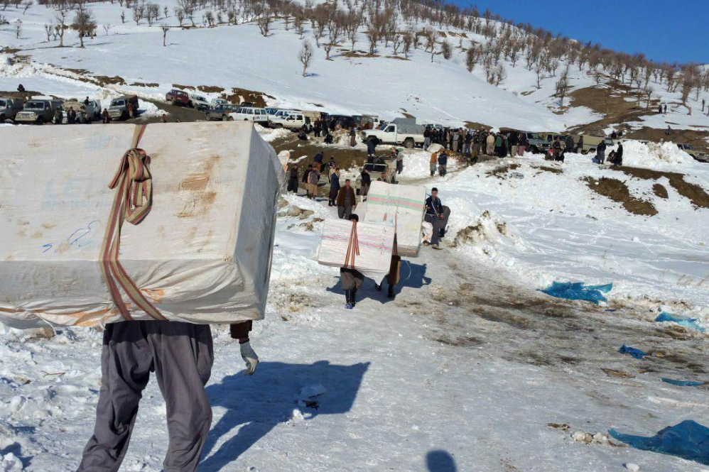 ریزش بهمن در هورامان جان کولبر جوان را گرفت