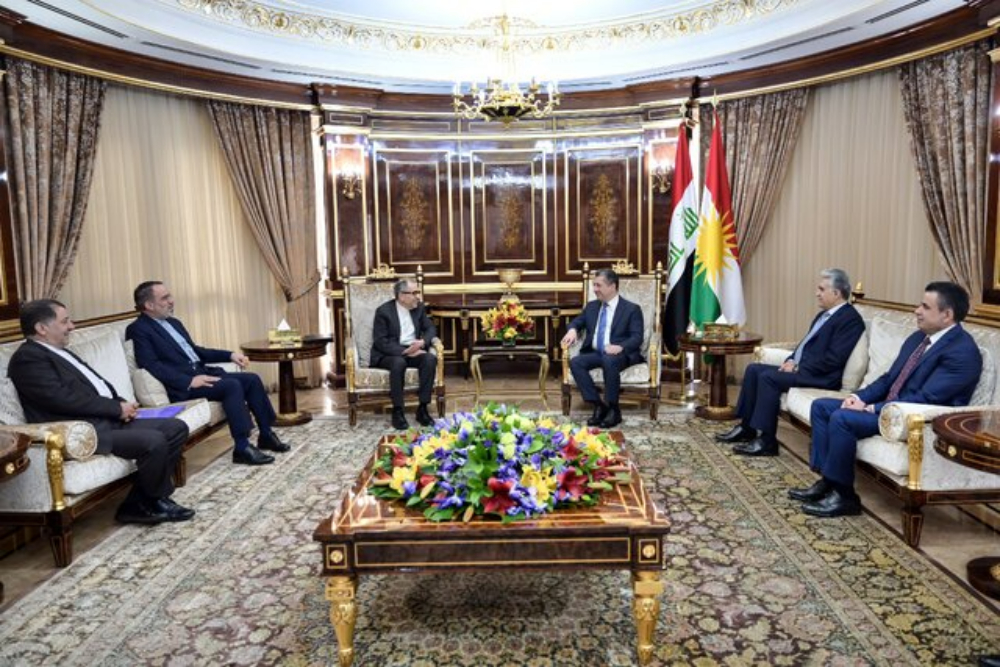 دیدار تخت روانچی با مسعود بارزانی